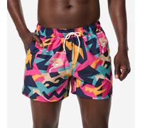 Men’s Surfing Boardshorts Short Swim Shorts 15” - 100 Retrovo Orange
