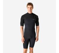 Men’s Surfing Zip-free Short Sleeve Shorty Wetsuit 1.5mm - 900 Black
