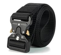 Men’s Tactical Nylon Belt with Quick Release Buckle, Heavy Duty Adjustable Web Belt for Outdoor, Hiking, Travel, Casual Wear