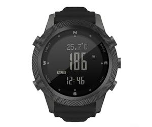 Men’S Tactical Outdoor Digital Watch, Sport Watch With Compass Thermometer And Pedometer, Brief Immersion Protection Compatible With For North Edge Ap6, For Outdoor Camping Hiking Adventure, 10x10x3cm