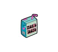 Men’s Tear Box Sarcastic Feminist Dark Humor Enamel Pin, Women Empowerment Pin Brooch, Funny Sarcasm Girl Power Brooch Badge, Funny Feminism Gift For Sassy Strong Girl Boss Women, Ironic Humor Quote