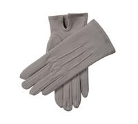 Men’s Three-Point Cotton Blend Gloves - Grey / XL