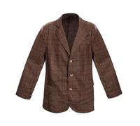 Men’s Time Travel Doctor Costume Jacket - Sci-Fi TV Series Inspired Long Coat for Halloween, Cosplay & Comic Con Events - Adult Fancy Dress Outfit for Fans of British Time Lord Adventures