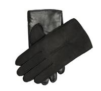 Men’s Touchscreen Single-Point Leather and Sheepskin Gloves - BLACK / M
