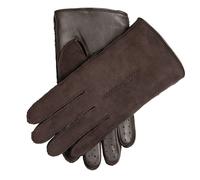 Men’s Touchscreen Single-Point Leather and Sheepskin Gloves - BROWN / XL