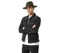 Men’s Trilby Fedora Hat with Feather, Classic Short Brim Felt Hat, Wool Cowboy Smart Vintage Style Casual Wear Olive Green