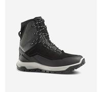 Men’s Warm And Waterproof Leather Hiking Boots - Sh900 High