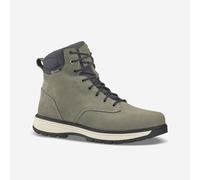 Men’s Warm - Leather Hiking Boots - Nh500 High Leather - Green
