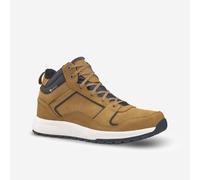 Men’s Warm - Leather Hiking Boots - Nh500 Mid Leather - Brown