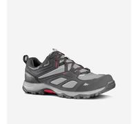 Men’s Waterproof Mountain Hiking Boots - MH100 - Grey / Red