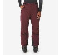 Men’s Waterproof Ski And Snowboard Trousers - 500 Maroon