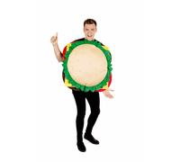 Men`s Women`s Cheeseburger Costume Adult Funny Food Novelty Burger Fancy Dress