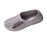 Men Sandal Beach Non Slip Garden Men Clogs Shoes for Men Beach Shoes Simple Sandal, Endless Summer Grey