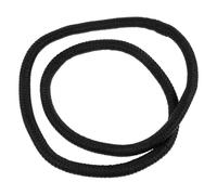 Men Scarf Headband 56cm Black PU Braided Rope Halloween Season | Double Ring Secure Wrap, Smooth Finish, for Fancy Dress Party Costumes