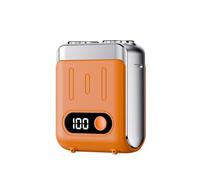 Men Shavers Electric Cordless Rechargeable, Battery shavers for Men, 2025 Upgraded Wet & Dry Electric Shaver, Magnetic Double Head Shavers for Home or Travel (A)