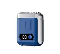 Men Shavers Electric Cordless Rechargeable, Battery shavers for Men, 2025 Upgraded Wet & Dry Electric Shaver, Magnetic Double Head Shavers for Home or Travel (D)