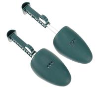 Men Shoe Trees 2 Pairs Plastic Adjustable Shapers for Home Travel