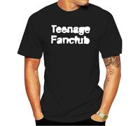 Men Short Sleeve Tshirt Teenage Fanclub T Shirt Black Black L
