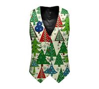Men Single Breasted And Printed Christmas Autumn Winter Casual Suit Vest Men Tank Tops Rub Some Dirt on It Shirt (G, XXL)