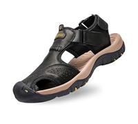 Men Sliders,Mens Slippers Men's Casual Summer Sandals Breathable Outdoor Slip On Walking Shoes Comfortable Lightweight Flat Footwear