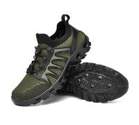 Men Sneakers Fashion Summer Pattern Mesh Breathable Comfortable Non Slip Quick Drying Outdoor Creek Walking Shoes Easy Breezy for Morning Jogs Green
