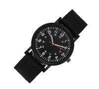 Men Sport Watch | Style Canvas Strap Analog 4cm Alloy Case 24.5cm Outdoor Casual Wrist Accessory | Durable Hiking Camping Sport Fashion Timepiece Gift for Father Boyfriend