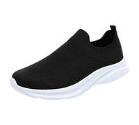 Men Sports Shoes Fashionable and Simple Solid Color New Pattern Summer Mesh Breathable Slip On Shoes Club C Vintage Sneaker Men (White, 8)