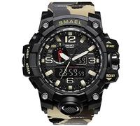 Men Sports Watches Dual Display Analog Digital LED Electronic Quartz Wristwatches Waterproof Swimming Military Watch