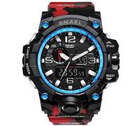 Men Sports Watches Dual Display Analog Digital LED Electronic Quartz Wristwatches Waterproof Swimming Military Watch