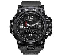 Men Sports Watches Dual Display Analog Digital LED Electronic Quartz Wristwatches Waterproof Swimming Military Watch