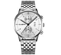 Men St Patrck Day Watch Men Business Luxury Fashion Gents Quartz Watch Stainless Steel Band Waterproof Glow in The Dark Watches (C, One Size)