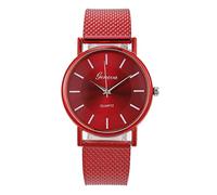 Men St Patrck Day Watch Watch Alloy And Steel Ladies' Women Stainless Watches Men's Number Wrist Quartz Men's Watch Referee Dress (Red, One Size)