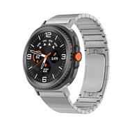 Men Stainless Steel Band Fit For Samsung Galaxy Watch 8/8 Classic 46mm 44mm 40mm /Ultra 47mm Business Strap(Silver,For Galaxy 8 40mm 44mm)