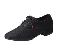 Men Standard Dance Shoes Ballroom Shoe Breathable Mesh Low-heel Practice Competition Men Modern Dancing Dance Sport Shoe For Hip Hop(45,Outdoor rubber)
