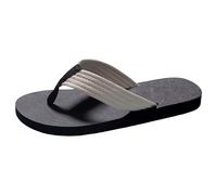 Men Summer Casual Outside Wear Beach Non Slip Breathable Flip Flops Toes Big Size Flat Bottom Slippers Sandals#188