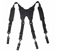 Men Suspenders Tactical Tool Belt 1.5 Inch Black Outdoor Combat Harness pour le Travail et le Quotidien(Black)