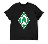 Men Sv Werder Bremen Logo Customized Causal 100% Cotton Men's T Shirt Black XXL