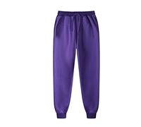 Men Sweatpants Joggers for Men Loose Bottoms Mens Checked Pyjama Bottoms high Waisted Trouser Pants Sport Pants Men Athletic Jean Vest for Men UK Size Purple