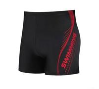 Men Swim Boxer Shorts Quick Dry Elastic Waist 2XL-4XL | Quick dry polyester blend, elastic waistband, drawstring closure, sizes 2XL to 4XL, for royal blue or red