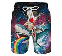 Men Swim Trunks Quick Dry Mens Swim Shorts Beach Swimwear Board Shorts with Mesh Lining 9 Inches Inseam Mens Bathing Suits with Mesh Lining Bathing Suits Men Swimming Sportwear Casual Workout Shorts