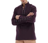 Men T-Shirt Classic Fashion Trend Men Short Sleeve Modern Casual Men Tops Outdoor All-Match Loose Temperament Personality Men Casual T-Shirt Bronze D-Purple Red