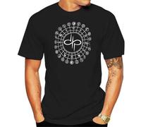Men T Shirt Fashion Cotton T Shirts Devin Townsend Project Circular Pattern Man Round Neck Tops Black XXL