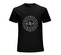 Men T Shirt Fashion Cotton T Shirts Devin Townsend Project Circular Pattern Man Round Neck Tops Black Black 3XL