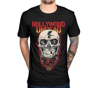 Men T Shirt Fashion Mens T Shirt Hollywood Undead Day of Dead Skull Mens T Shirt Black