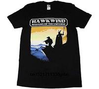 Men T Shirt Hawkwind Master of The Universe s Cotton Short Sleeve Funny t-Shirt Novelty Tshirt Size XXL Black
