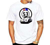 Men t-Shirt Herbie 53 The Love Bug Tshirt White
