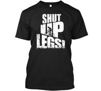 Men-T-Shirt-Shut-Up-Legs-Cycling-Mountain-Biking-MTB-Tshirt Black