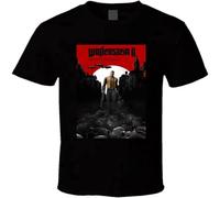 Men t-Shirt Wolfenstein Ii The Colossus 2017 Game T Shirt Tshirt Women t Shirt XL Black