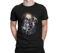 Men T-Shirts Spire Funny Pure Cotton Tee Shirt Short Sleeve Slay The Spire Card and Strategy Adventure Games T Shirt Gift Black XL