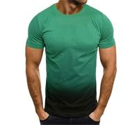 Men T Shirts UK Sale Clearance Gradient 3D Print Tshirt Summer Regular Fit Short Sleeve Tops Lightweight Running Workout T-Shirts Casual Crew Neck Tee Shirts Pullover